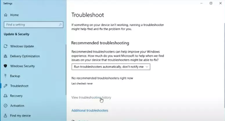 Run Windows Network Troubleshooter 