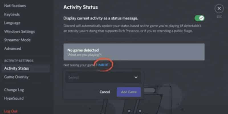 Enable Overlay In Discord
